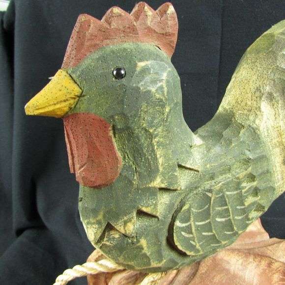 Primitive Folk Art Hand Carved Wood James Haddon - Picture 6 of 8